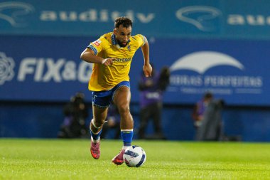 Rafik Guitane seen during Liga Portugal game between teams of GD Estoril Praia and Sporting CP at Estadio Antonio Coimbra da Mota (Maciej Rogowski/Ball Raw Images)