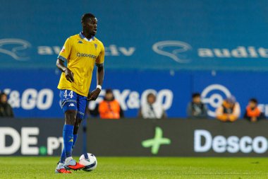 Kevin Boma seen during Liga Portugal game between teams of GD Estoril Praia and Sporting CP at Estadio Antonio Coimbra da Mota (Maciej Rogowski/Ball Raw Images)