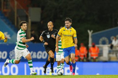 Jordan Holsgrove seen during Liga Portugal game between teams of GD Estoril Praia and Sporting CP at Estadio Antonio Coimbra da Mota (Maciej Rogowski/Ball Raw Images)