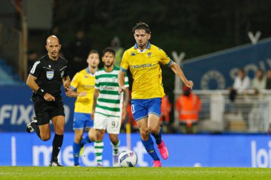 Jordan Holsgrove seen during Liga Portugal game between teams of GD Estoril Praia and Sporting CP at Estadio Antonio Coimbra da Mota (Maciej Rogowski/Ball Raw Images)