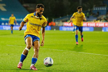 Rafik Guitane seen during Liga Portugal game between teams of GD Estoril Praia and Sporting CP at Estadio Antonio Coimbra da Mota (Maciej Rogowski/Ball Raw Images)