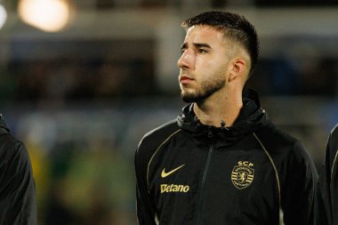 Goncalo Inacio seen during Liga Portugal game between teams of GD Estoril Praia and Sporting CP at Estadio Antonio Coimbra da Mota (Maciej Rogowski/Ball Raw Images)