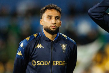 Rafik Guitane seen during Liga Portugal game between teams of GD Estoril Praia and Sporting CP at Estadio Antonio Coimbra da Mota (Maciej Rogowski/Ball Raw Images)