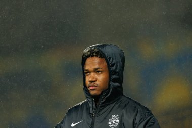 Geny Catamo seen during Liga Portugal game between teams of GD Estoril Praia and Sporting CP at Estadio Antonio Coimbra da Mota (Maciej Rogowski/Ball Raw Images)