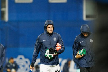 Fotis Ioannidis seen during Liga Portugal game between teams of GD Estoril Praia and Sporting CP at Estadio Antonio Coimbra da Mota (Maciej Rogowski/Ball Raw Images)