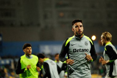 Goncalo Inacio seen during Liga Portugal game between teams of GD Estoril Praia and Sporting CP at Estadio Antonio Coimbra da Mota (Maciej Rogowski/Ball Raw Images)