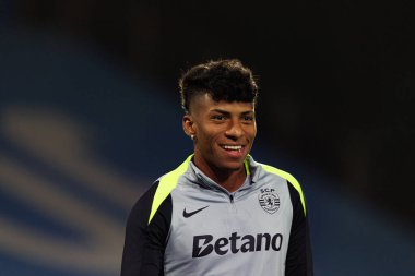 Alisson Santos seen during Liga Portugal game between teams of GD Estoril Praia and Sporting CP at Estadio Antonio Coimbra da Mota (Maciej Rogowski/Ball Raw Images)