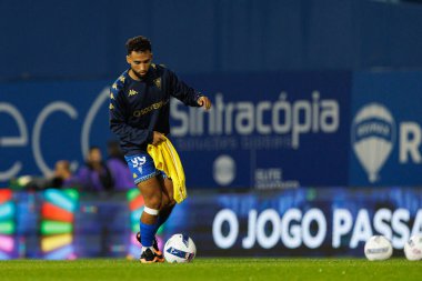 Rafik Guitane seen during Liga Portugal game between teams of GD Estoril Praia and Sporting CP at Estadio Antonio Coimbra da Mota (Maciej Rogowski/Ball Raw Images)