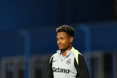 Geny Catamo seen during Liga Portugal game between teams of GD Estoril Praia and Sporting CP at Estadio Antonio Coimbra da Mota (Maciej Rogowski/Ball Raw Images)