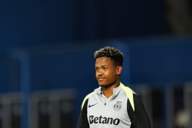 Geny Catamo seen during Liga Portugal game between teams of GD Estoril Praia and Sporting CP at Estadio Antonio Coimbra da Mota (Maciej Rogowski/Ball Raw Images)