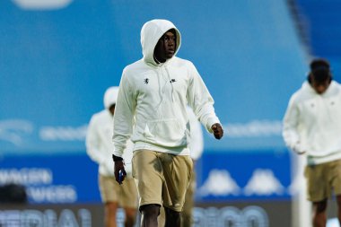 Geovany Quenda seen during Liga Portugal game between teams of GD Estoril Praia and Sporting CP at Estadio Antonio Coimbra da Mota (Maciej Rogowski/Ball Raw Images)