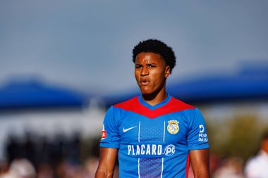 Francisco Chissumba  seen during Liga Portugal game between teams of FC Alverca and  Vitoria SC (Maciej Rogowski/Ball Raw Images)