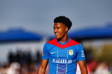 Francisco Chissumba  seen during Liga Portugal game between teams of FC Alverca and  Vitoria SC (Maciej Rogowski/Ball Raw Images)
