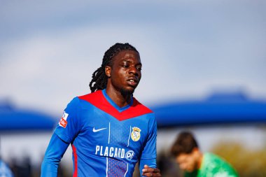 Bastien Meupiyou  seen during Liga Portugal game between teams of FC Alverca and  Vitoria SC (Maciej Rogowski/Ball Raw Images)