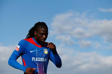 Bastien Meupiyou  seen during Liga Portugal game between teams of FC Alverca and  Vitoria SC (Maciej Rogowski/Ball Raw Images)