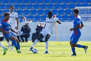 Beni Mukendi  seen during Liga Portugal game between teams of FC Alverca and  Vitoria SC (Maciej Rogowski/Ball Raw Images)