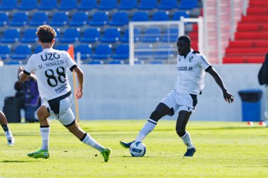 Beni Mukendi  seen during Liga Portugal game between teams of FC Alverca and  Vitoria SC (Maciej Rogowski/Ball Raw Images)