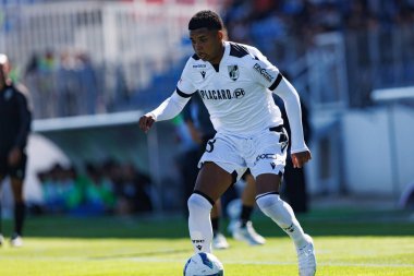 Noah Saviolo  seen during Liga Portugal game between teams of FC Alverca and  Vitoria SC (Maciej Rogowski/Ball Raw Images)