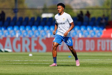Francisco Chissumba  seen during Liga Portugal game between teams of FC Alverca and  Vitoria SC (Maciej Rogowski/Ball Raw Images)