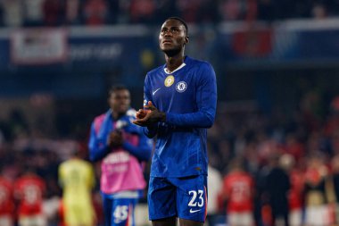 Trevoh Chalobah seen during Champions League league phase game between Chelsea FC and  SL Benfica (Maciej Rogowski/ Ball Raw Images)