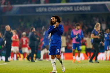 Marc Cucurella seen during Champions League league phase game between Chelsea FC and  SL Benfica (Maciej Rogowski/ Ball Raw Images)