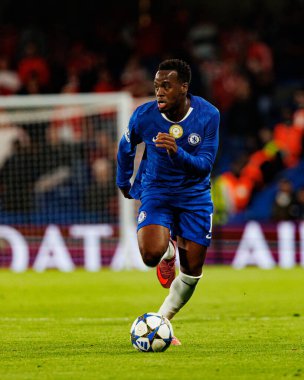 Jamie Gittens seen during Champions League league phase game between Chelsea FC and  SL Benfica (Maciej Rogowski/ Ball Raw Images)