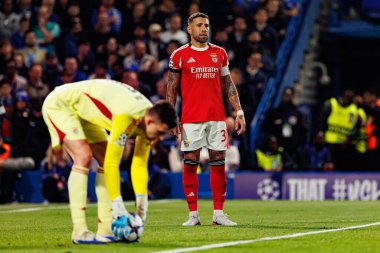 Nicolas Otamendi seen during Champions League league phase game between Chelsea FC and  SL Benfica (Maciej Rogowski/ Ball Raw Images)