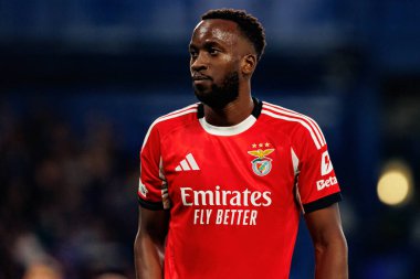 Dodi Lukebakio seen during Champions League league phase game between Chelsea FC and  SL Benfica (Maciej Rogowski/ Ball Raw Images)