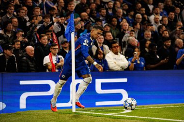 Enzo Fernandez seen during Champions League league phase game between Chelsea FC and  SL Benfica (Maciej Rogowski/ Ball Raw Images)