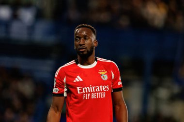 Dodi Lukebakio seen during Champions League league phase game between Chelsea FC and  SL Benfica (Maciej Rogowski/ Ball Raw Images)