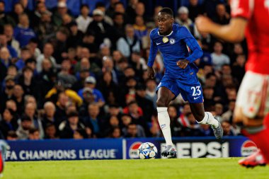 Jamie Gittens seen during Champions League league phase game between Chelsea FC and  SL Benfica (Maciej Rogowski/ Ball Raw Images)