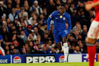 Jamie Gittens seen during Champions League league phase game between Chelsea FC and  SL Benfica (Maciej Rogowski/ Ball Raw Images)