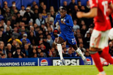 Jamie Gittens seen during Champions League league phase game between Chelsea FC and  SL Benfica (Maciej Rogowski/ Ball Raw Images)
