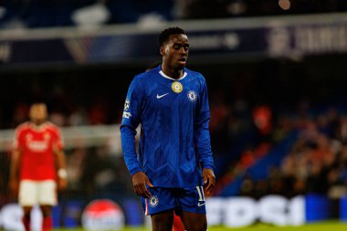 Jamie Gittens seen during Champions League league phase game between Chelsea FC and  SL Benfica (Maciej Rogowski/ Ball Raw Images)