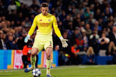Anatoliy Trubin seen during Champions League league phase game between Chelsea FC and  SL Benfica (Maciej Rogowski/ Ball Raw Images)