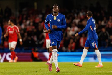 Jamie Gittens  seen during Champions League league phase game between Chelsea FC and  SL Benfica (Maciej Rogowski/ Ball Raw Images)