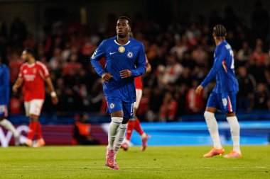 Jamie Gittens  seen during Champions League league phase game between Chelsea FC and  SL Benfica (Maciej Rogowski/ Ball Raw Images)