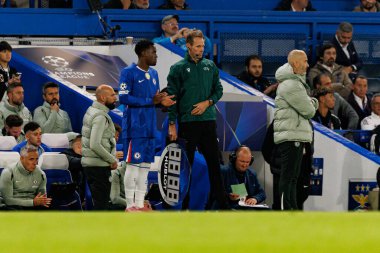 Jamie Gittens seen during Champions League league phase game between Chelsea FC and  SL Benfica (Maciej Rogowski/ Ball Raw Images)