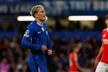 Alejandro Garnacho seen during Champions League league phase game between Chelsea FC and  SL Benfica (Maciej Rogowski/ Ball Raw Images)