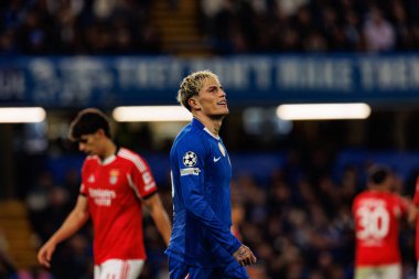 Alejandro Garnacho seen during Champions League league phase game between Chelsea FC and  SL Benfica (Maciej Rogowski/ Ball Raw Images)