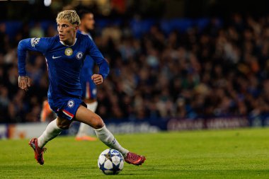 Alejandro Garnacho seen during Champions League league phase game between Chelsea FC and  SL Benfica (Maciej Rogowski/ Ball Raw Images)