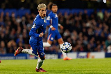 Alejandro Garnacho seen during Champions League league phase game between Chelsea FC and  SL Benfica (Maciej Rogowski/ Ball Raw Images)