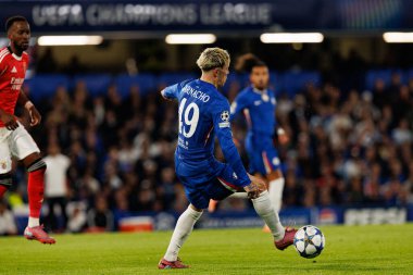 Alejandro Garnacho seen during Champions League league phase game between Chelsea FC and  SL Benfica (Maciej Rogowski/ Ball Raw Images)