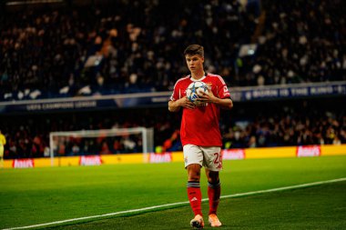 Samuel Dahl seen during Champions League league phase game between Chelsea FC and  SL Benfica (Maciej Rogowski/ Ball Raw Images)