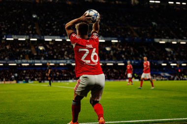 Samuel Dahl seen during Champions League league phase game between Chelsea FC and  SL Benfica (Maciej Rogowski/ Ball Raw Images)