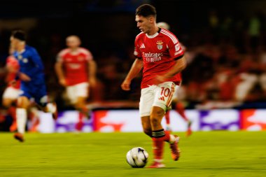 Georgiy Sudakov seen during Champions League league phase game between Chelsea FC and  SL Benfica (Maciej Rogowski/ Ball Raw Images)