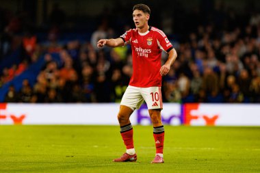 Georgiy Sudakov seen during Champions League league phase game between Chelsea FC and  SL Benfica (Maciej Rogowski/ Ball Raw Images)