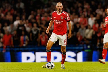 Fredrik Aursnes seen during Champions League league phase game between Chelsea FC and  SL Benfica (Maciej Rogowski/ Ball Raw Images)