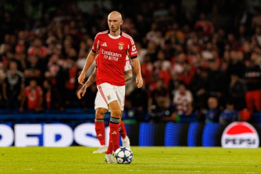 Fredrik Aursnes seen during Champions League league phase game between Chelsea FC and  SL Benfica (Maciej Rogowski/ Ball Raw Images)