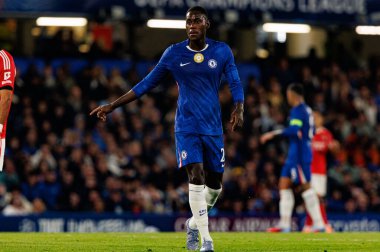 Trevoh Chalobah seen during Champions League league phase game between Chelsea FC and  SL Benfica (Maciej Rogowski/ Ball Raw Images)